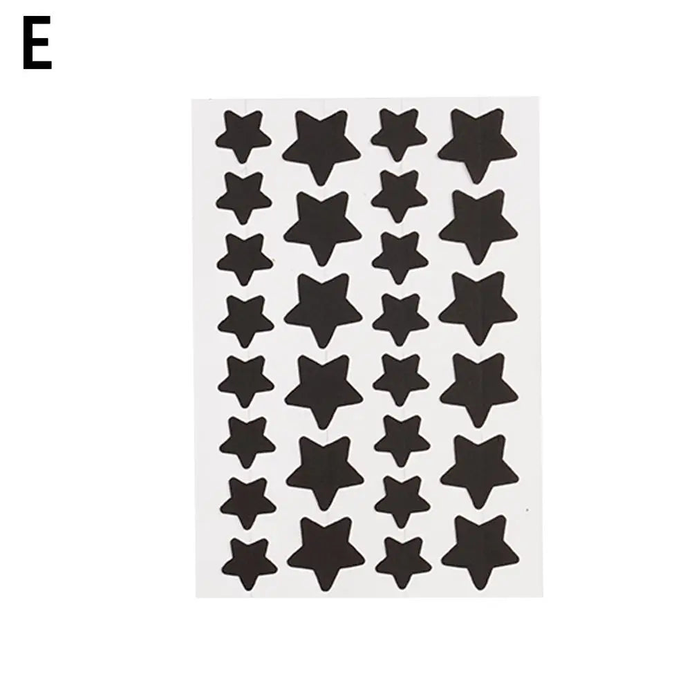 28Pcs Colorful Cute Star Shaped Acne Treatment Sticker