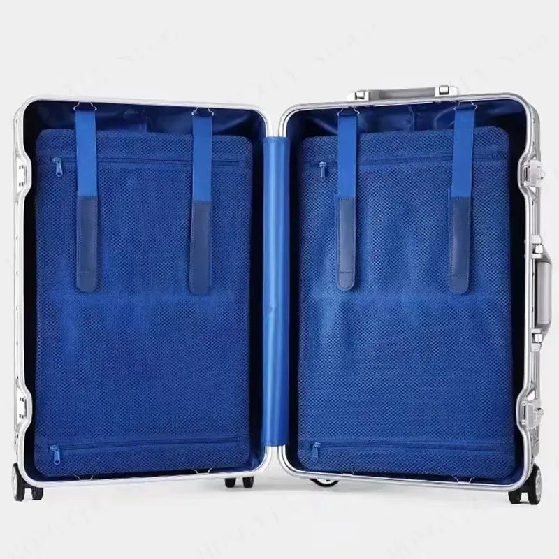 100% Aluminum-magnesium alloy Travel Suitcase