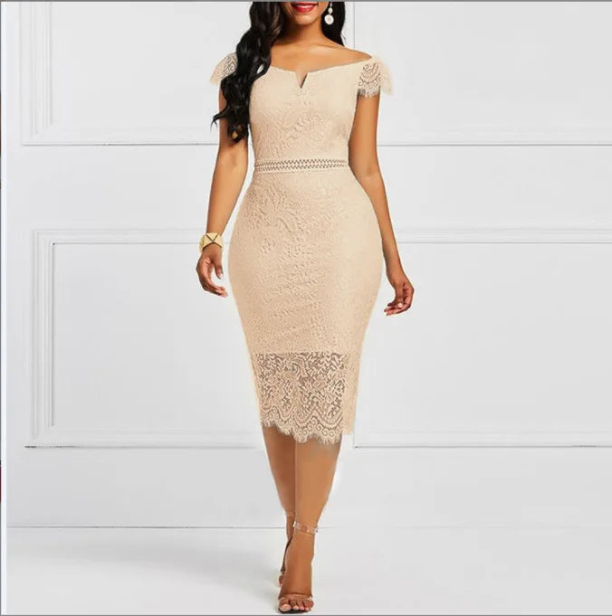 Women Lace Bodycon Dress