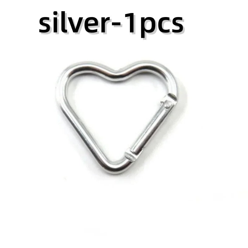 Heart Shape Keychain Clip