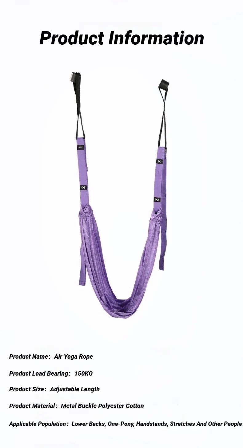 Adjustable Aerial Air Yoga Strap Pull Rope