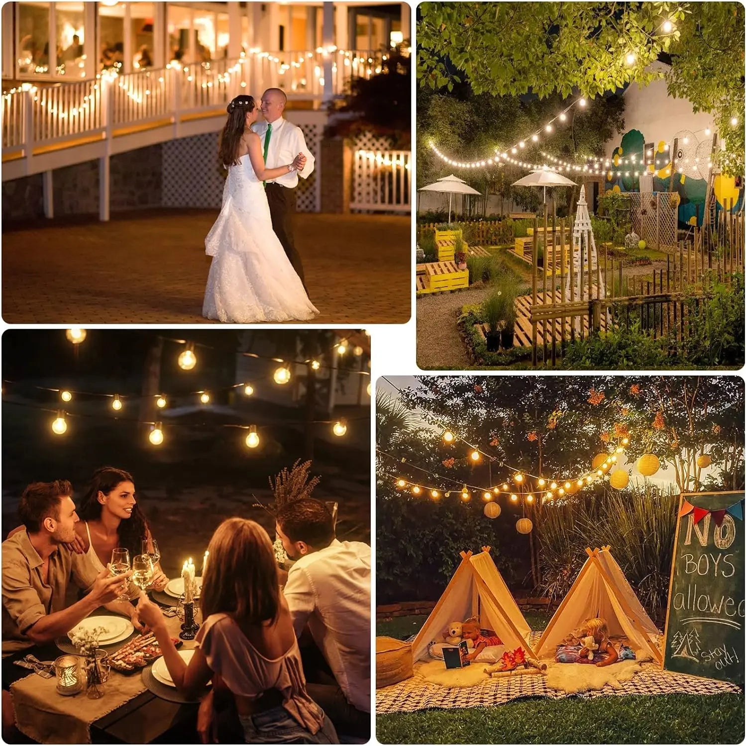 Outdoor Solar String Lights
