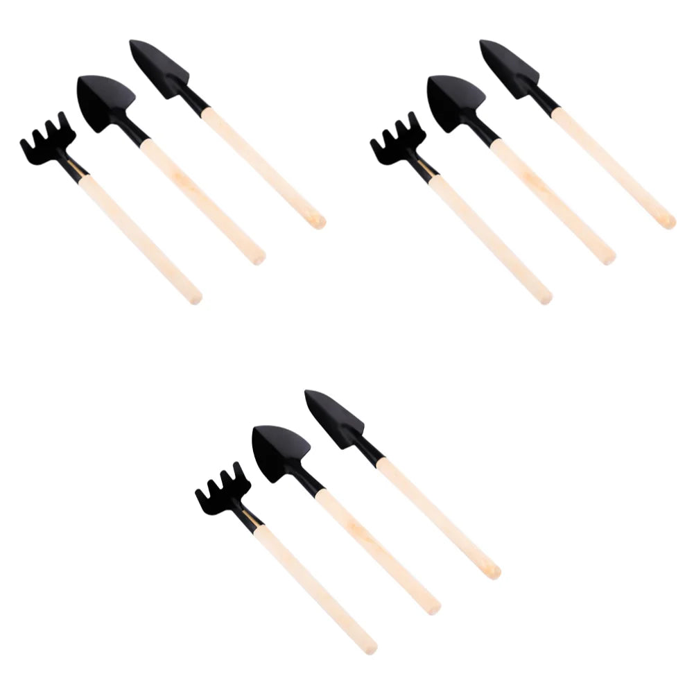 3Pcs/Set Shovel Rake Mini Garden Tools for Kids