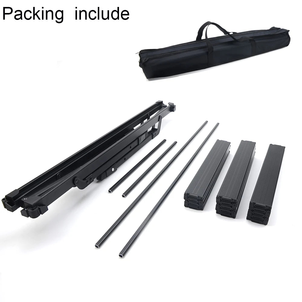 Portable Camping Folding Removable Wood Table Gas Stove