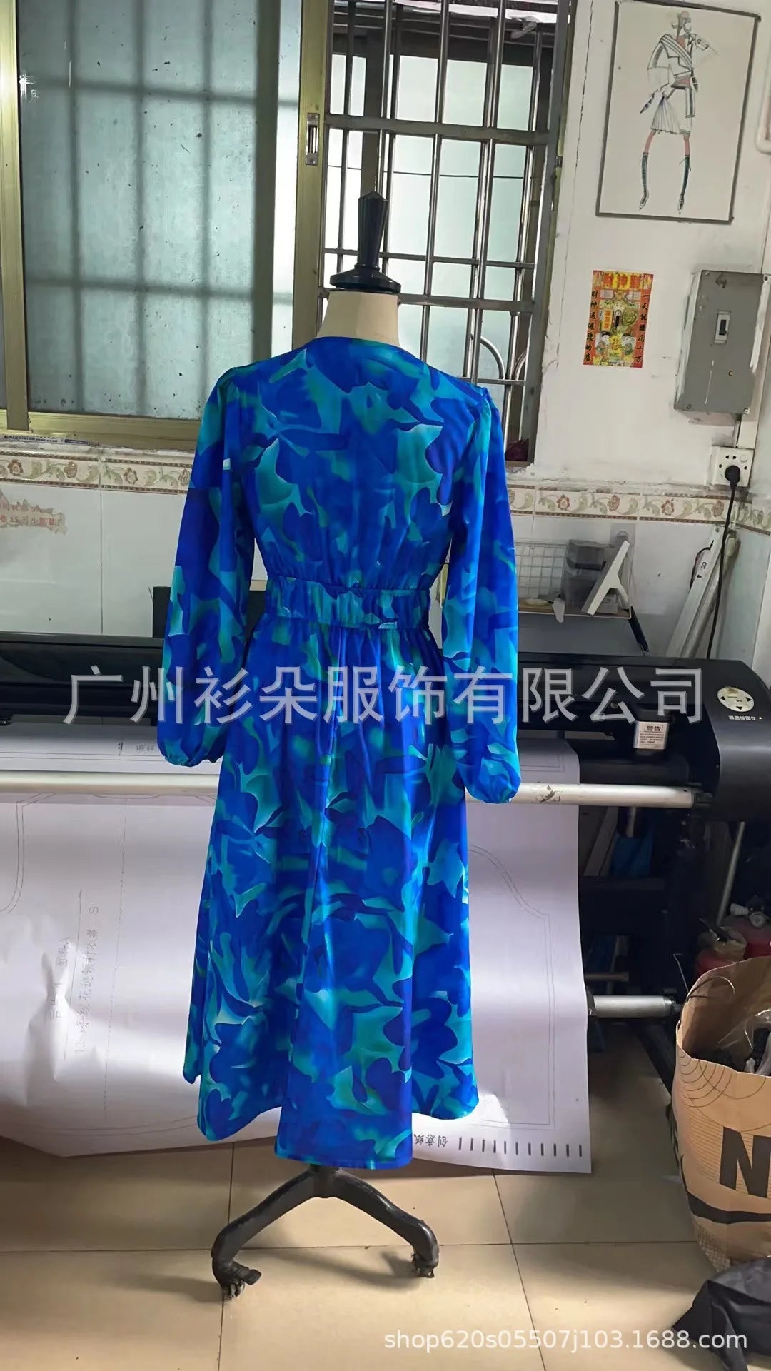 Women's Spring Floral Print Dress