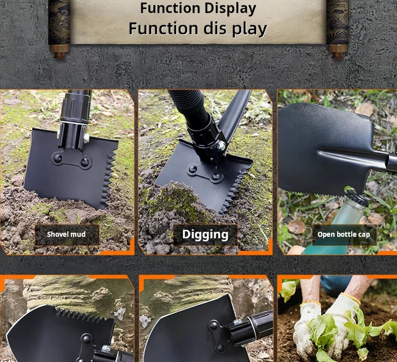 Foldable Portable Truck Mounted Engineer Shovel