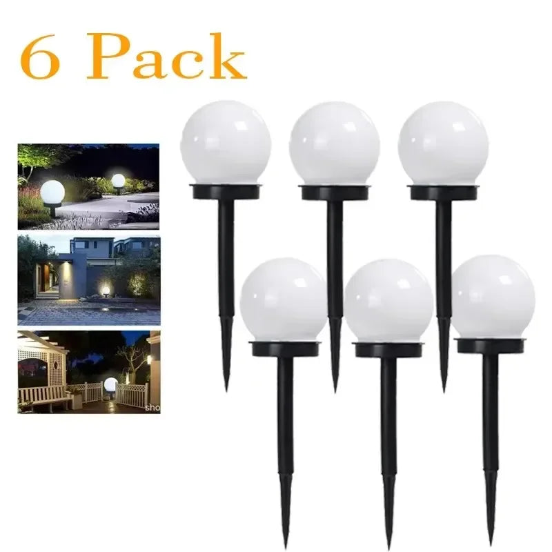 Outdoor Solar Powered LED Bulb Lamp