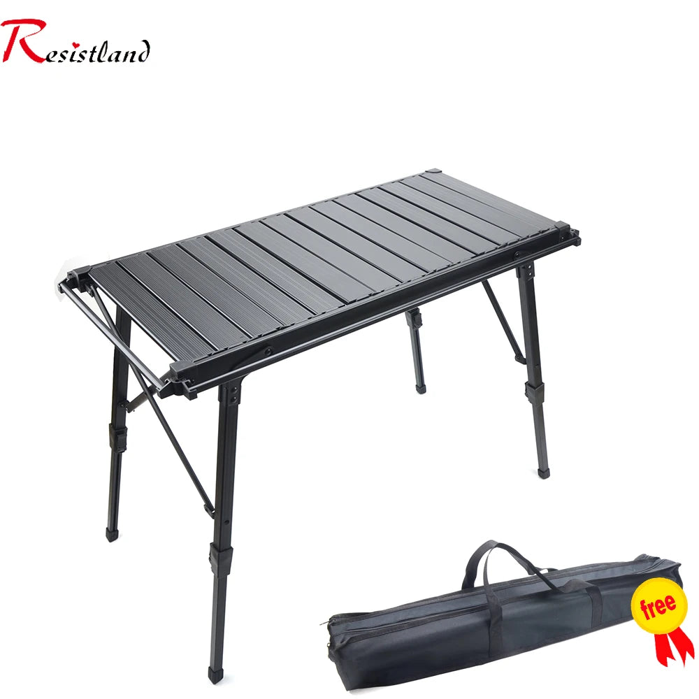Portable Camping Folding Removable Wood Table Gas Stove