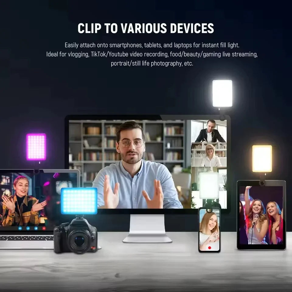 Mini LED Portable Pocket Clip Lamp