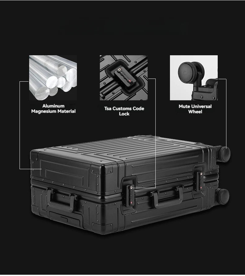 100% Aluminum Suitcase