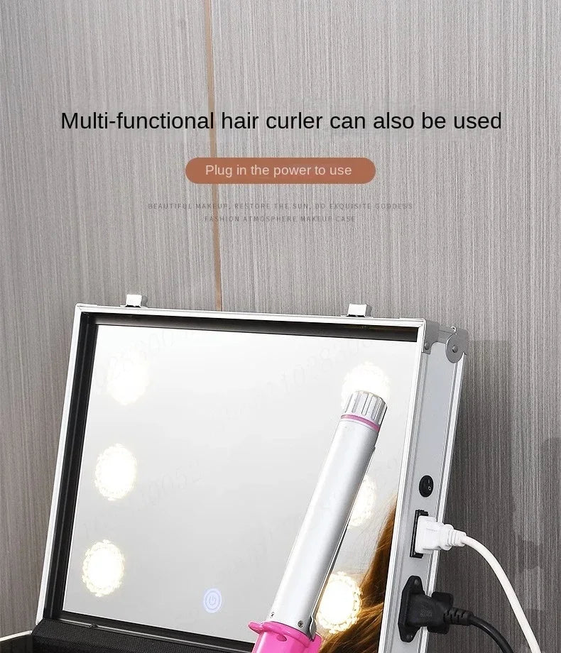 3-in-1 Makeup Rolling Luggage