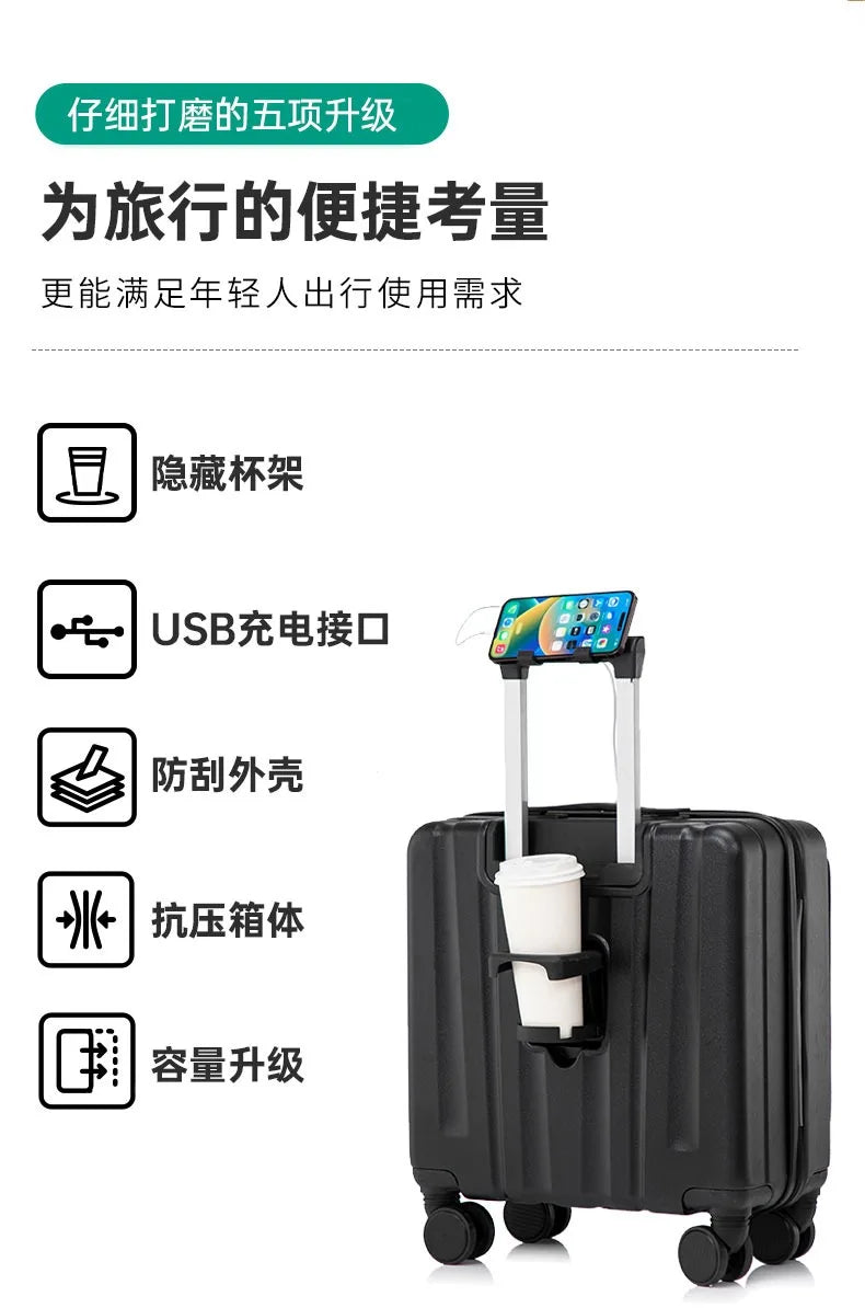18 inches travel suitcase
