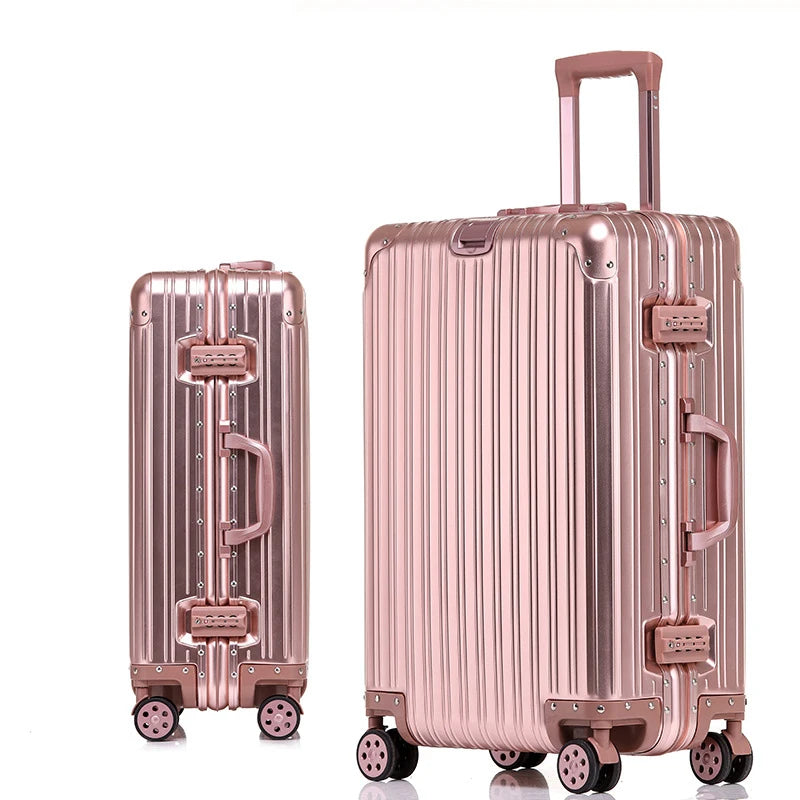 100% Aluminum-magnesium alloy Travel Suitcase