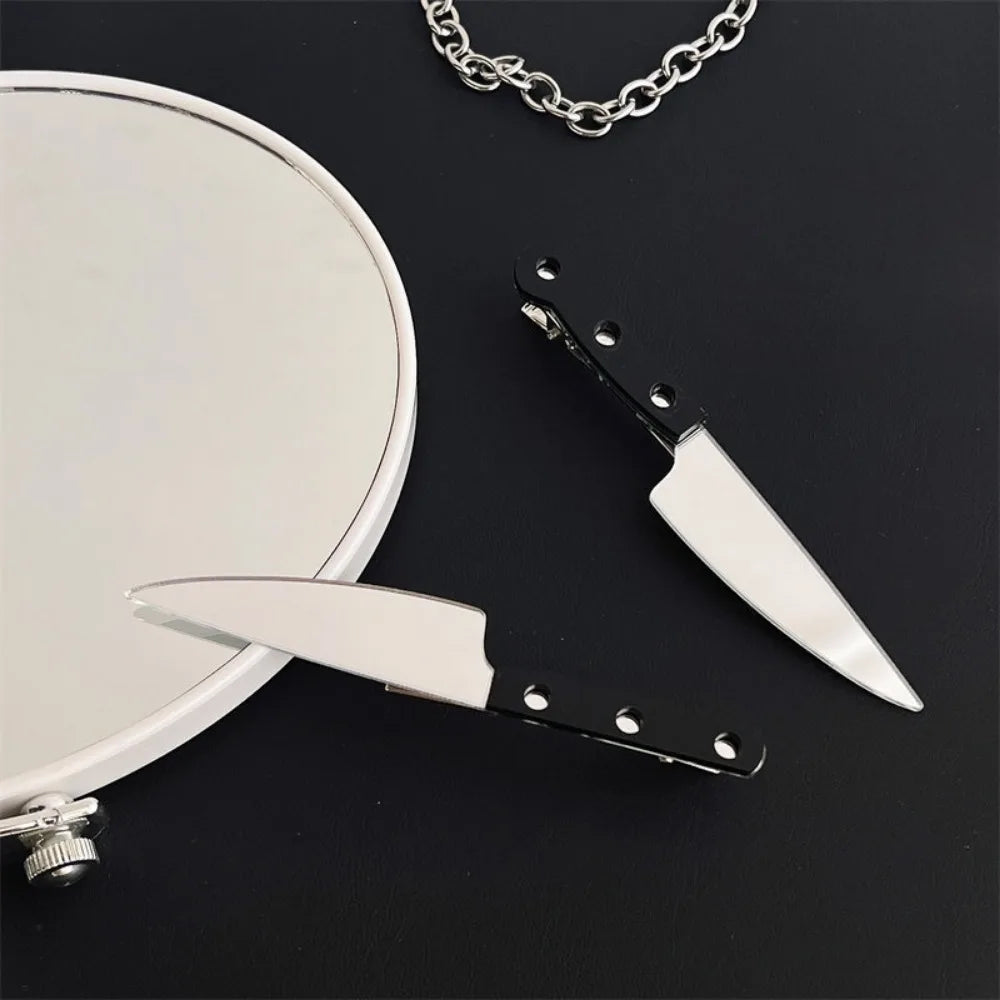 2pcs Knife Hair Clips