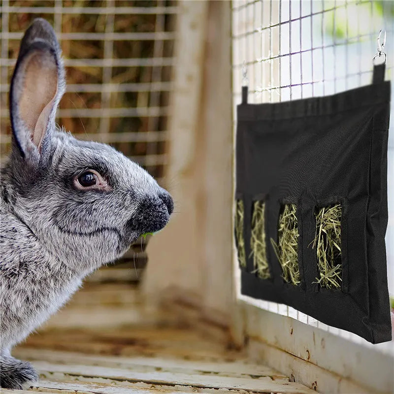Hay Bag Hanging Pouch Feeder