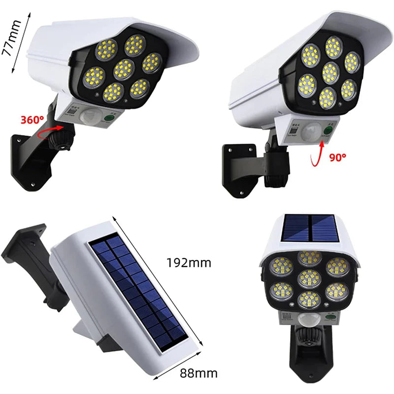 Outdoor With Motion Sensor Remote Controller FloodLights