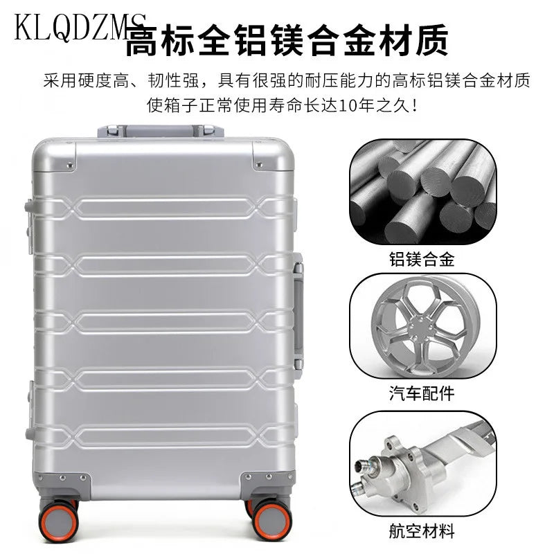 Aluminum Boarding Box Suitcase