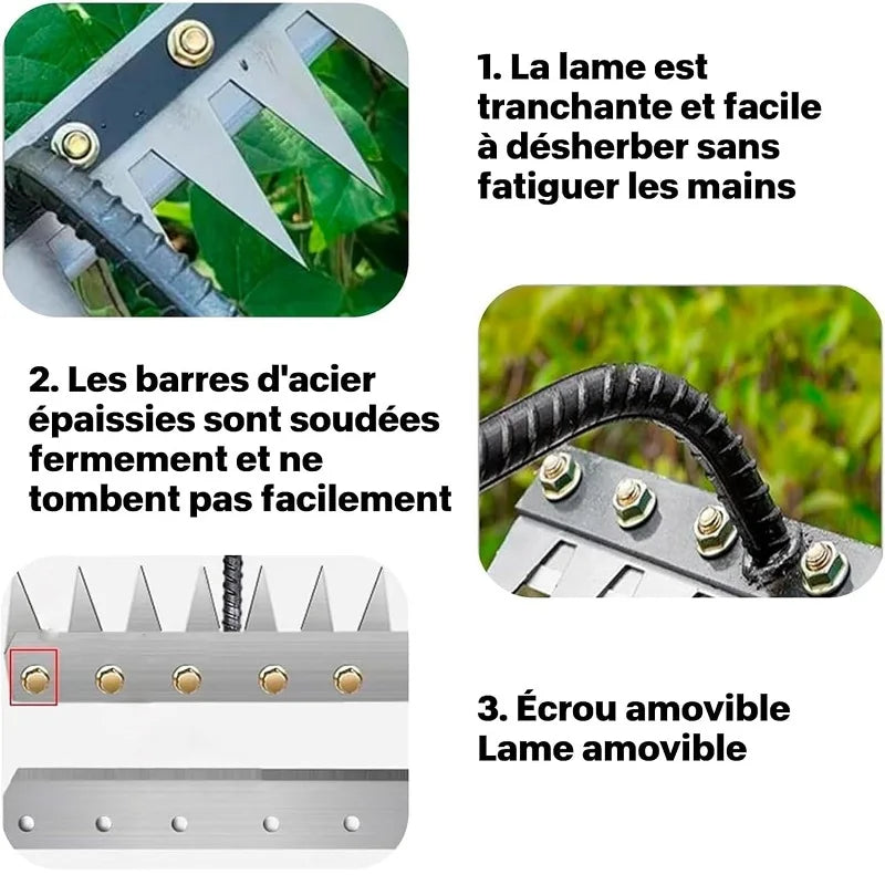 Teeth Garden Weeding Rake