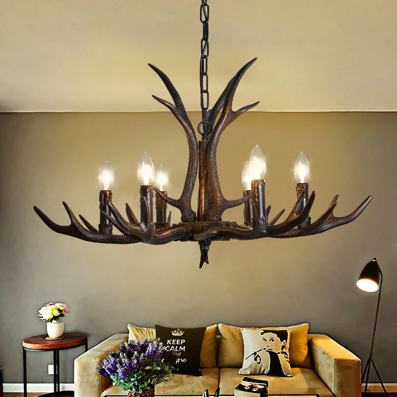 Nordic Antler Pendant Light
