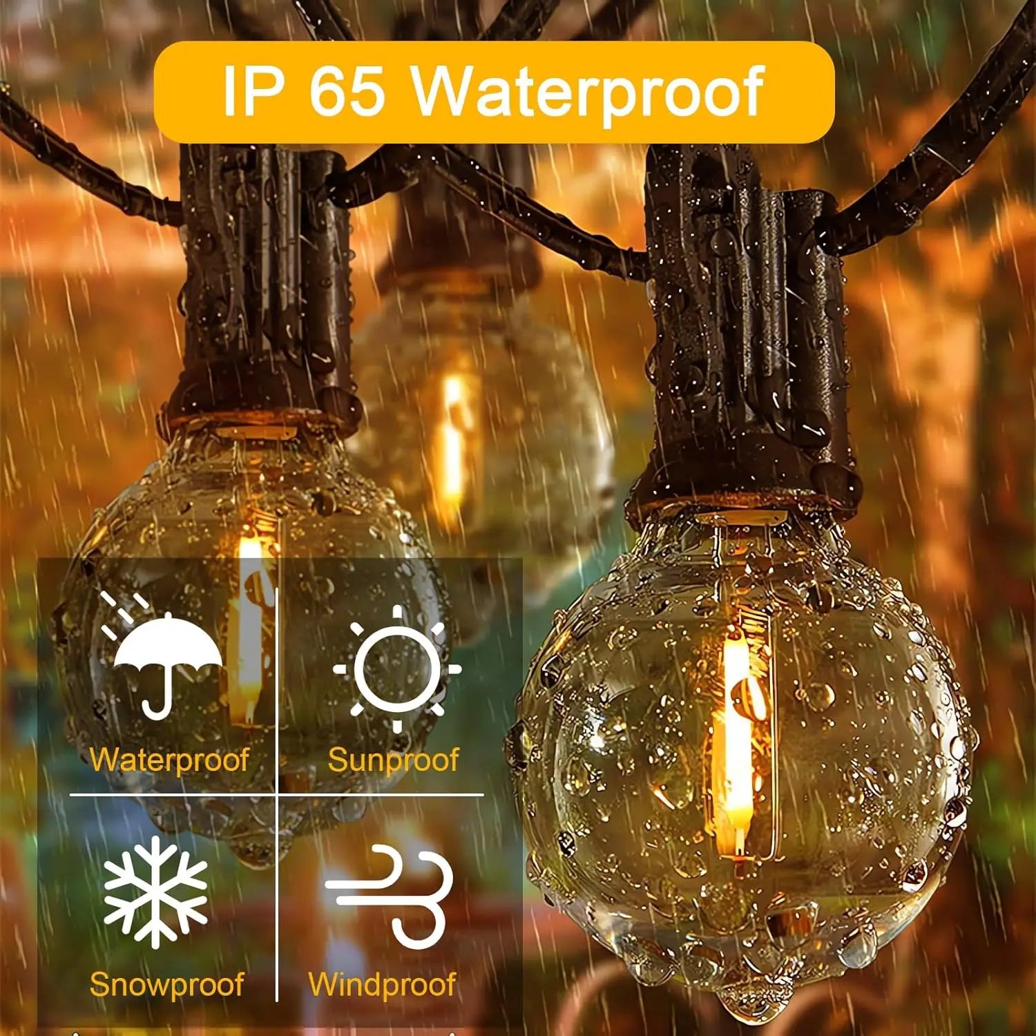 Outdoor Solar String Lights