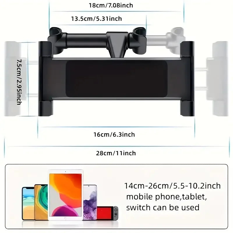 Car Tablet Holder Seat Back