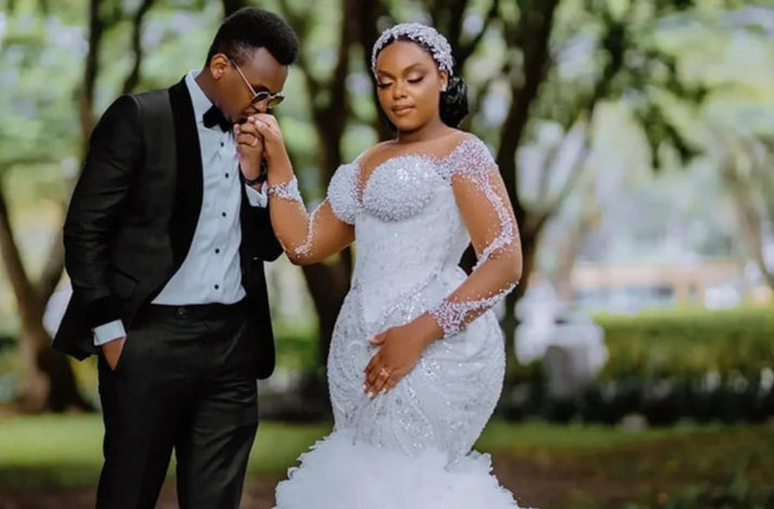 Customized Luxury Mermaid Wedding Dress