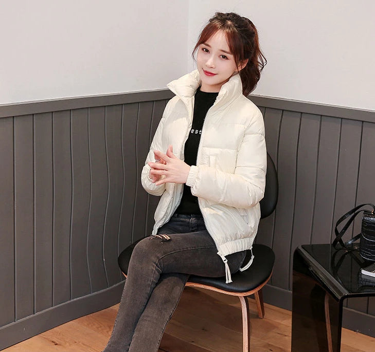 Korean Fashion Parkas Quilted Winter Puffer Coat 2024 Elegant Snow With High Quality Womens Down Jacket Coats Woman Cold Trend