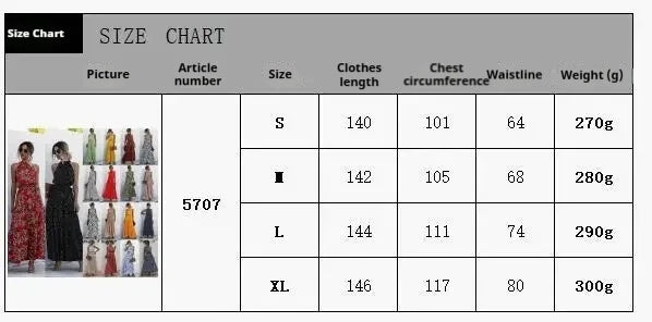 2025 Top Selling Women's Dress Elegant and Sexy Office Commuting Travel Leisure Wave Point Printed Neck Strap Dress Long Skirt