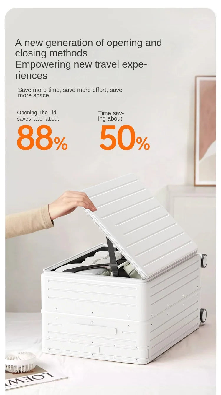 Wide Trolley Carry-on Suitcase