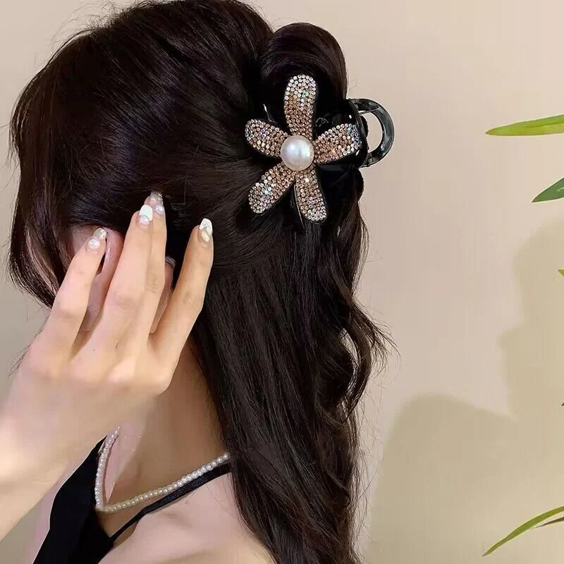 Rhinestone Hair Claw Clip