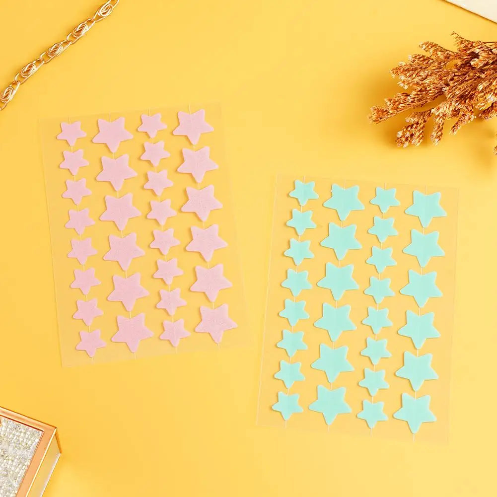 28Pcs Colorful Cute Star Shaped Acne Treatment Sticker