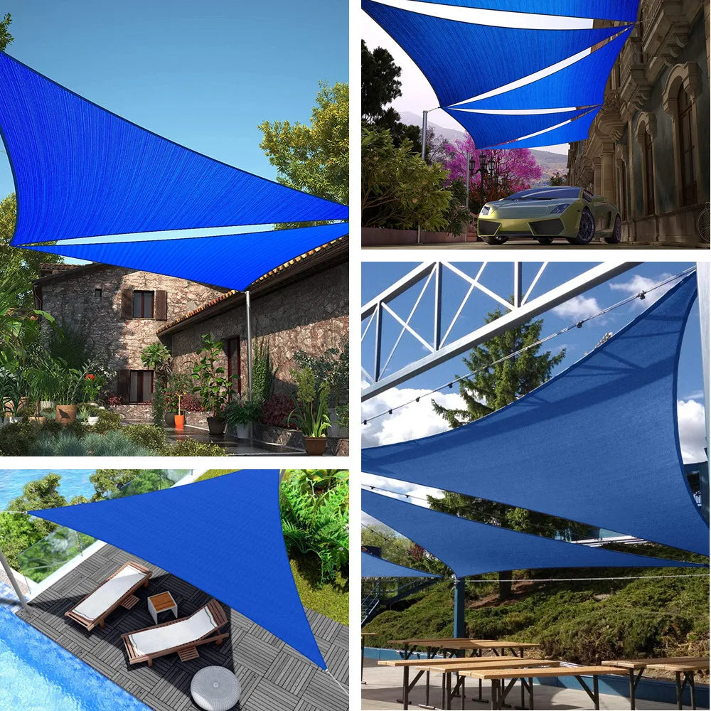 Waterproof Triangle Sun Shade Sail Canopy