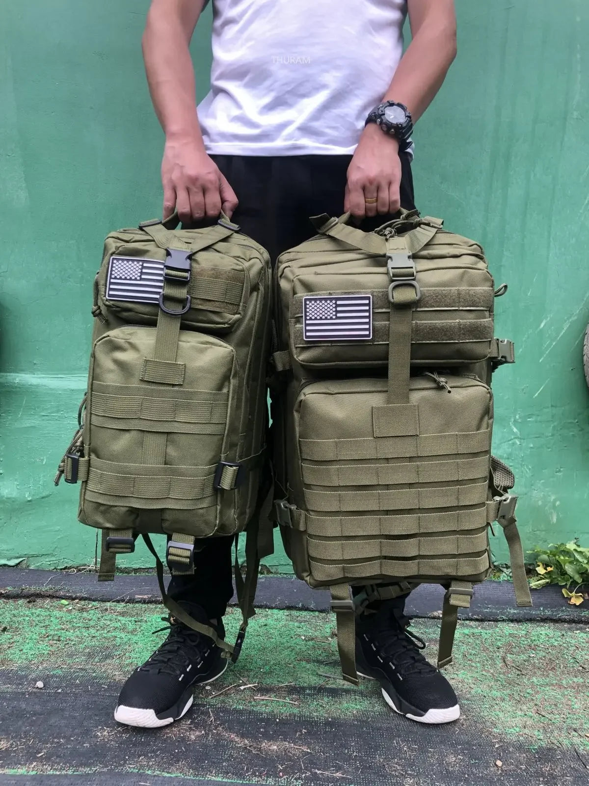 Nylon Waterproof Fishing Hunting Backpack