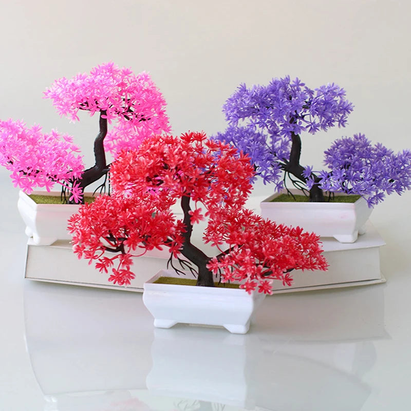 Bonsai Artificial Plastic Plants