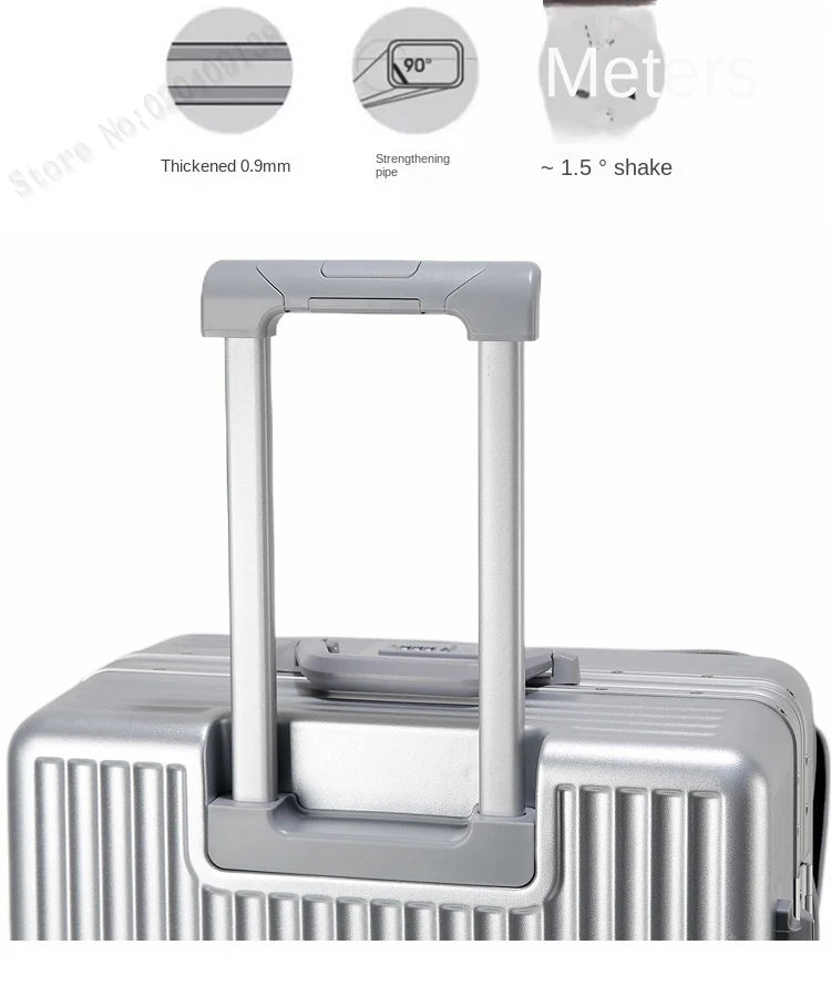 20 inch Aluminum Boarding Box Front Opening Suitcase