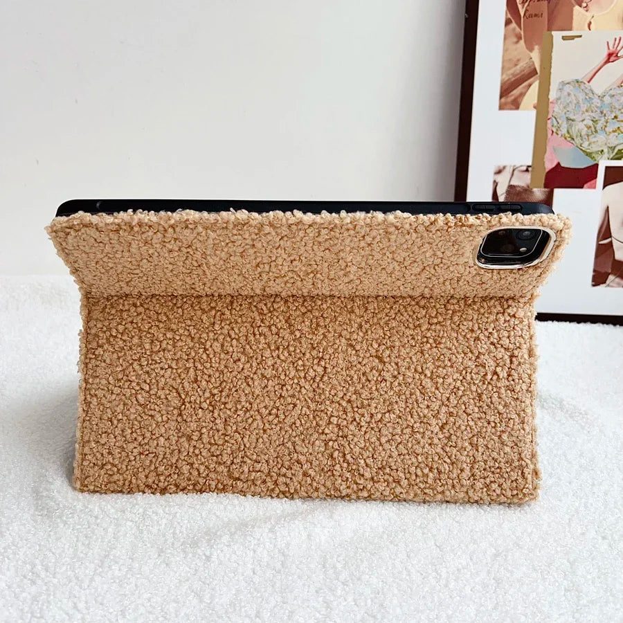 Fluff Stand Tablet Case Cover