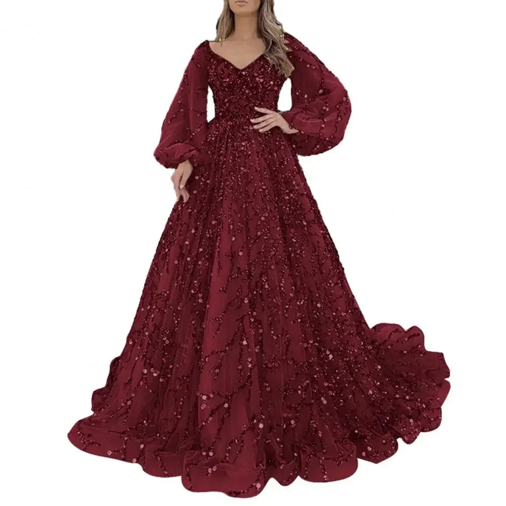 Women's French Vintage Evening Dress