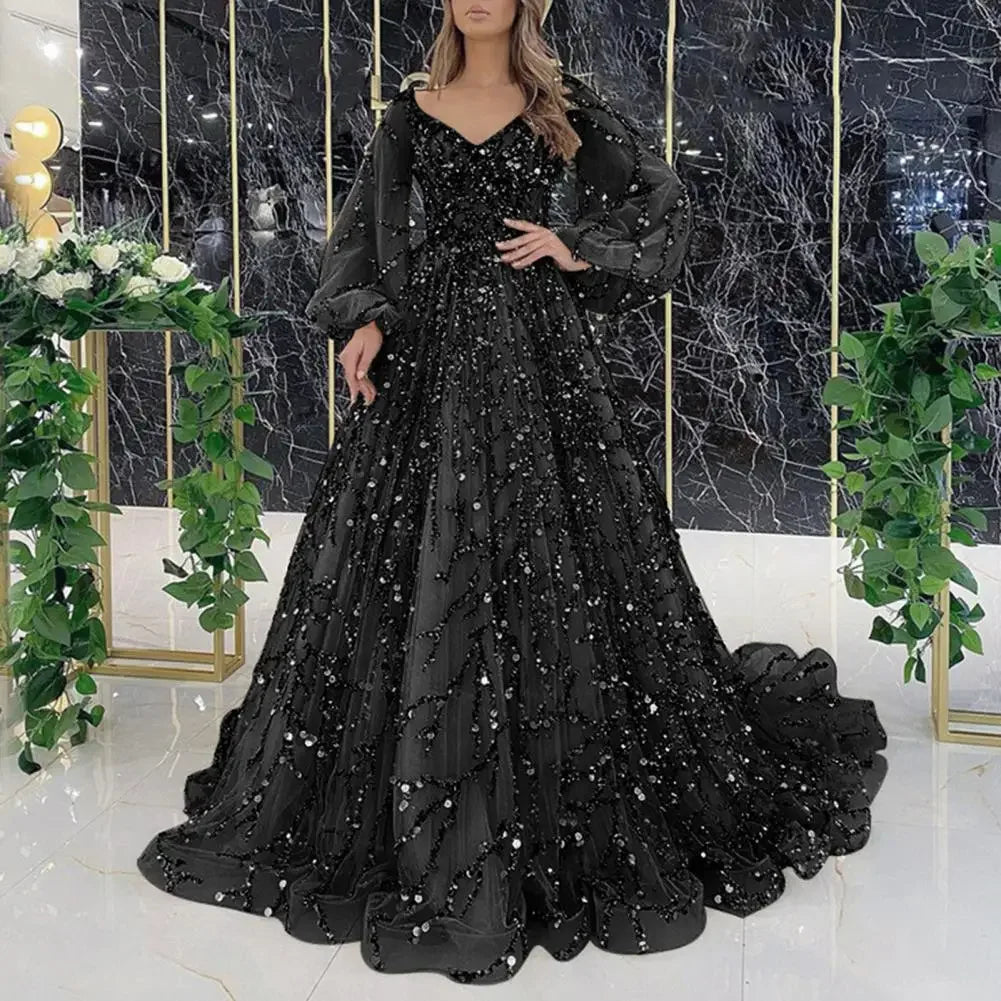 Women's French Vintage Evening Dress