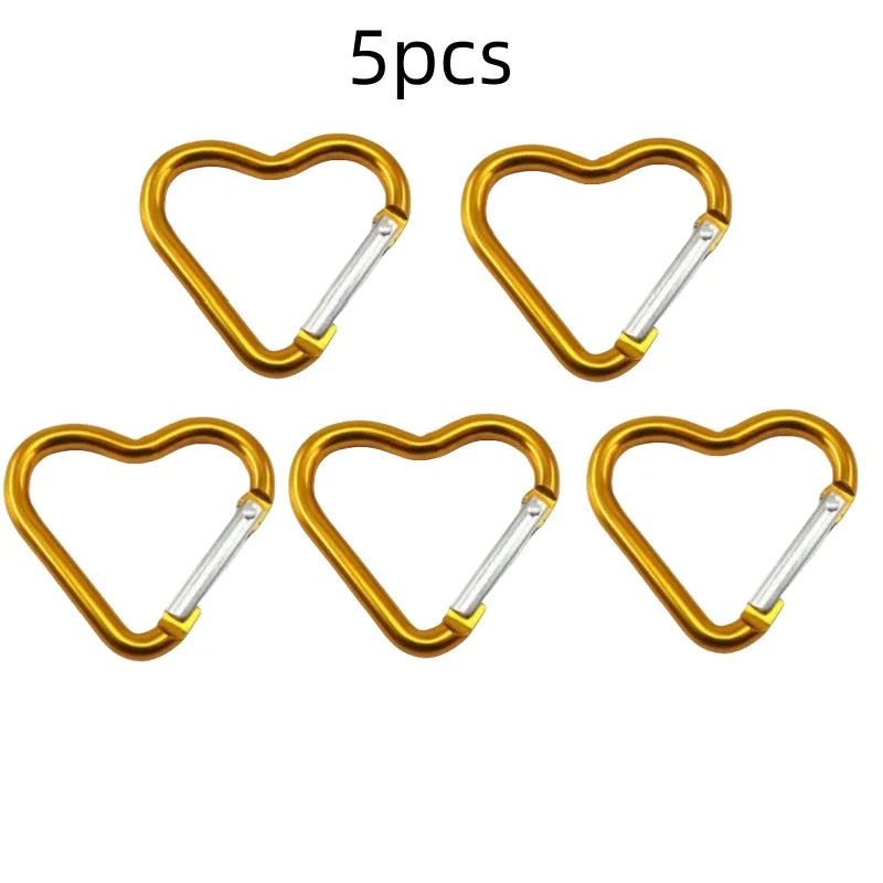 Heart Shape Keychain Clip