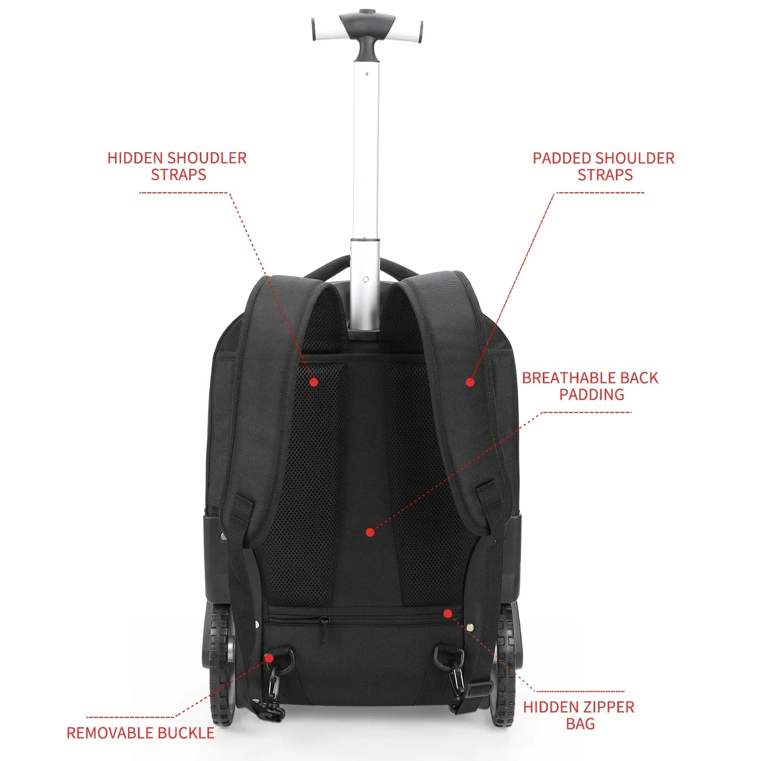 20 inch Rolling Backpack