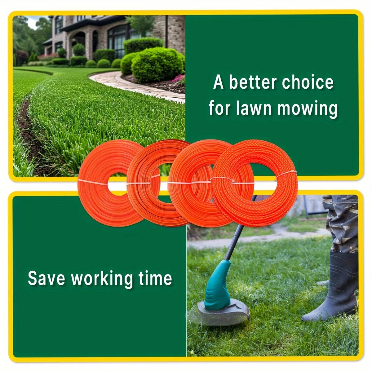 Heavy-Duty Nylon Strimmer Line