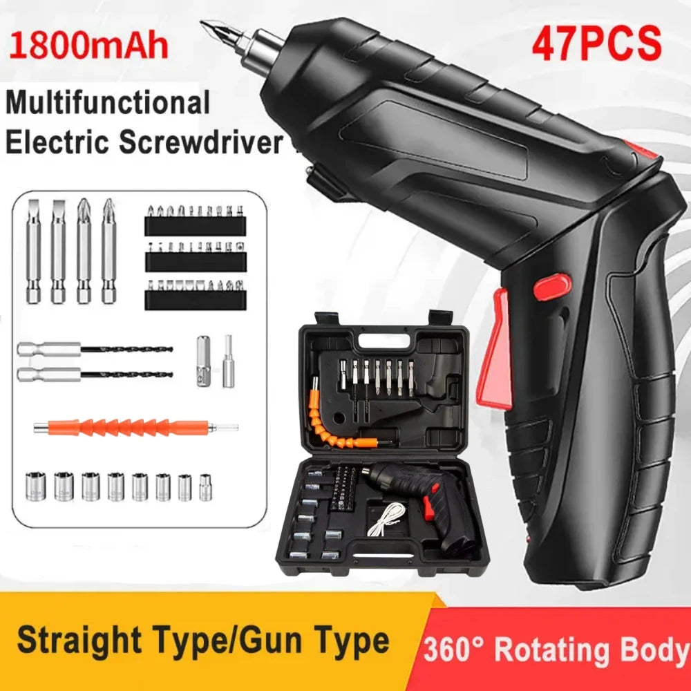 Electric Drill Cordless Power Tools Set