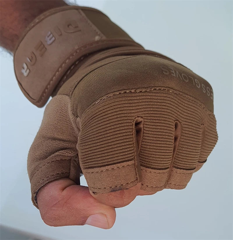 Half Finger Bodybuilding Gym Gloves