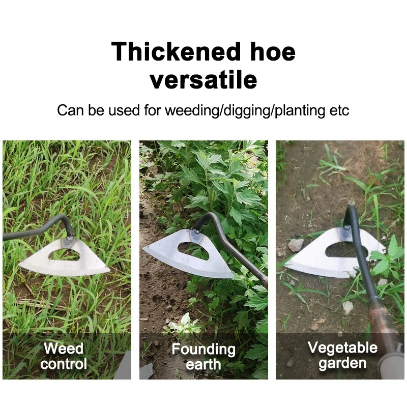 All-steel Hardened Hollow Hoe Weeding Rake
