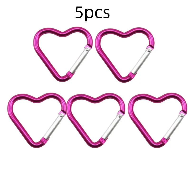 Heart Shape Keychain Clip