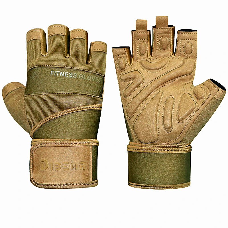 Half Finger Bodybuilding Gym Gloves