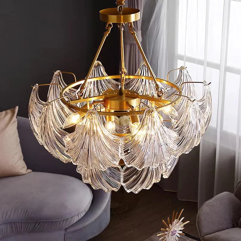 France Retro Pendant Crystal Chandelier