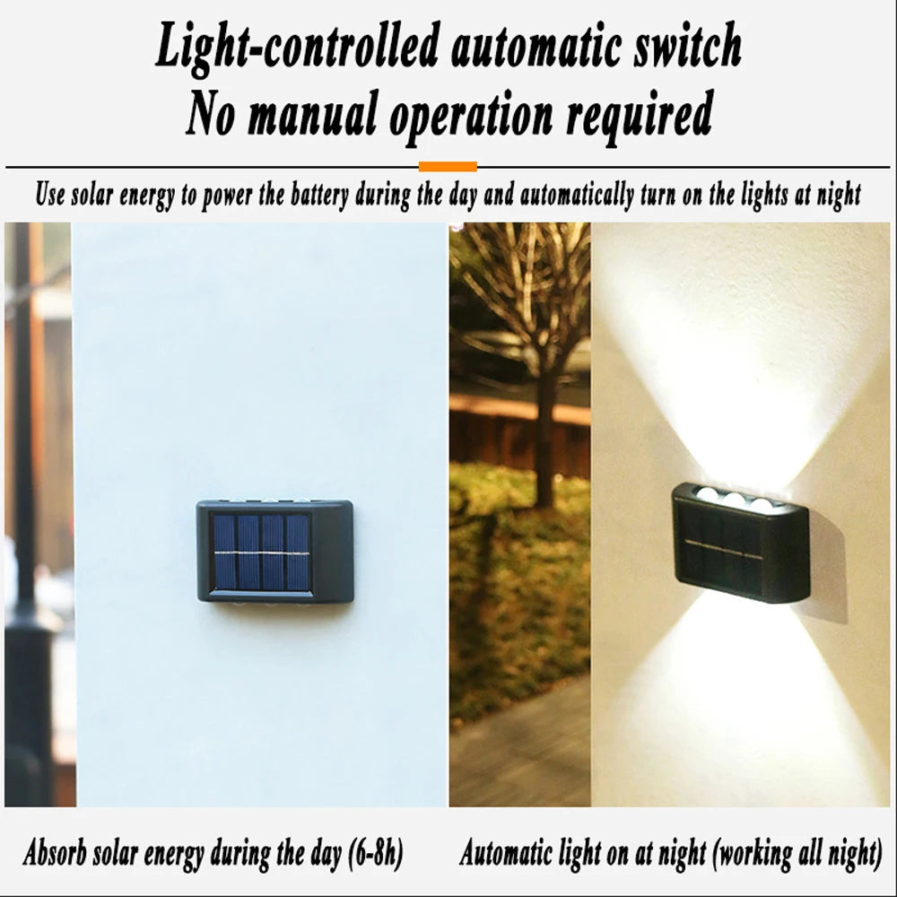 Outdoor Solar Wall Lamp