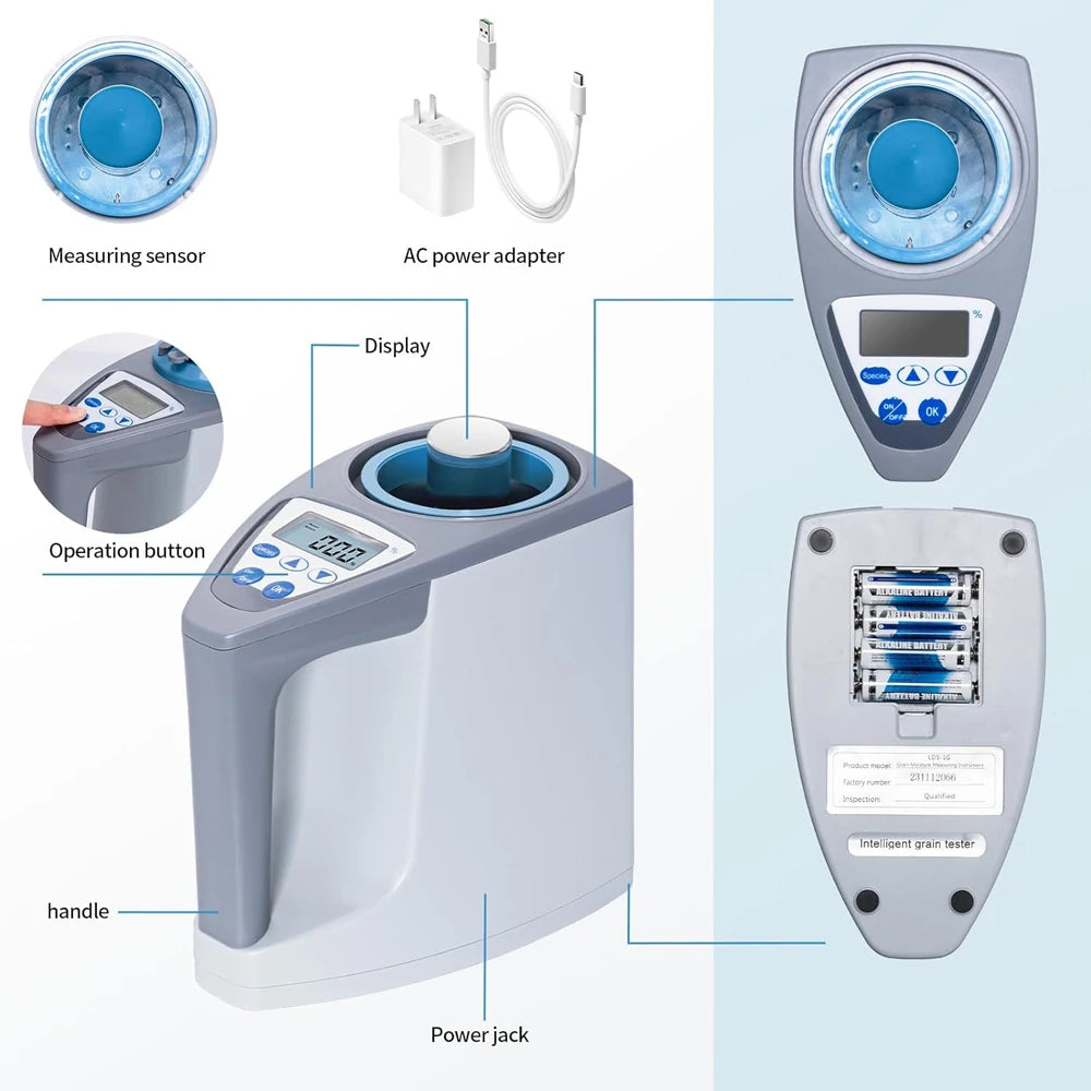 High Precision LDS-1G Automatic Digital Grain Moisture Tester