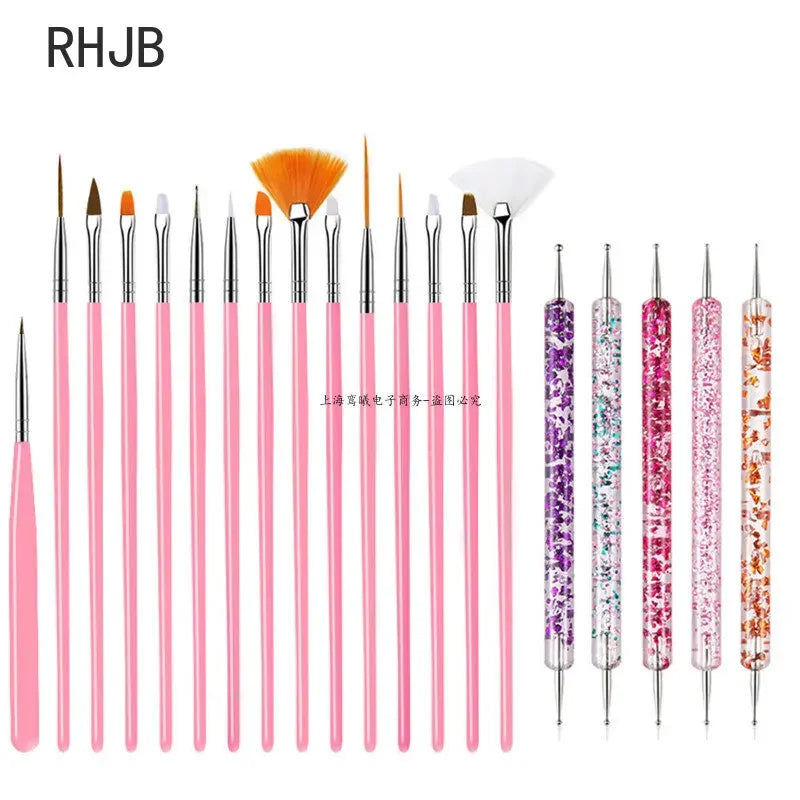 Nail brush Design Tip Pen Builder